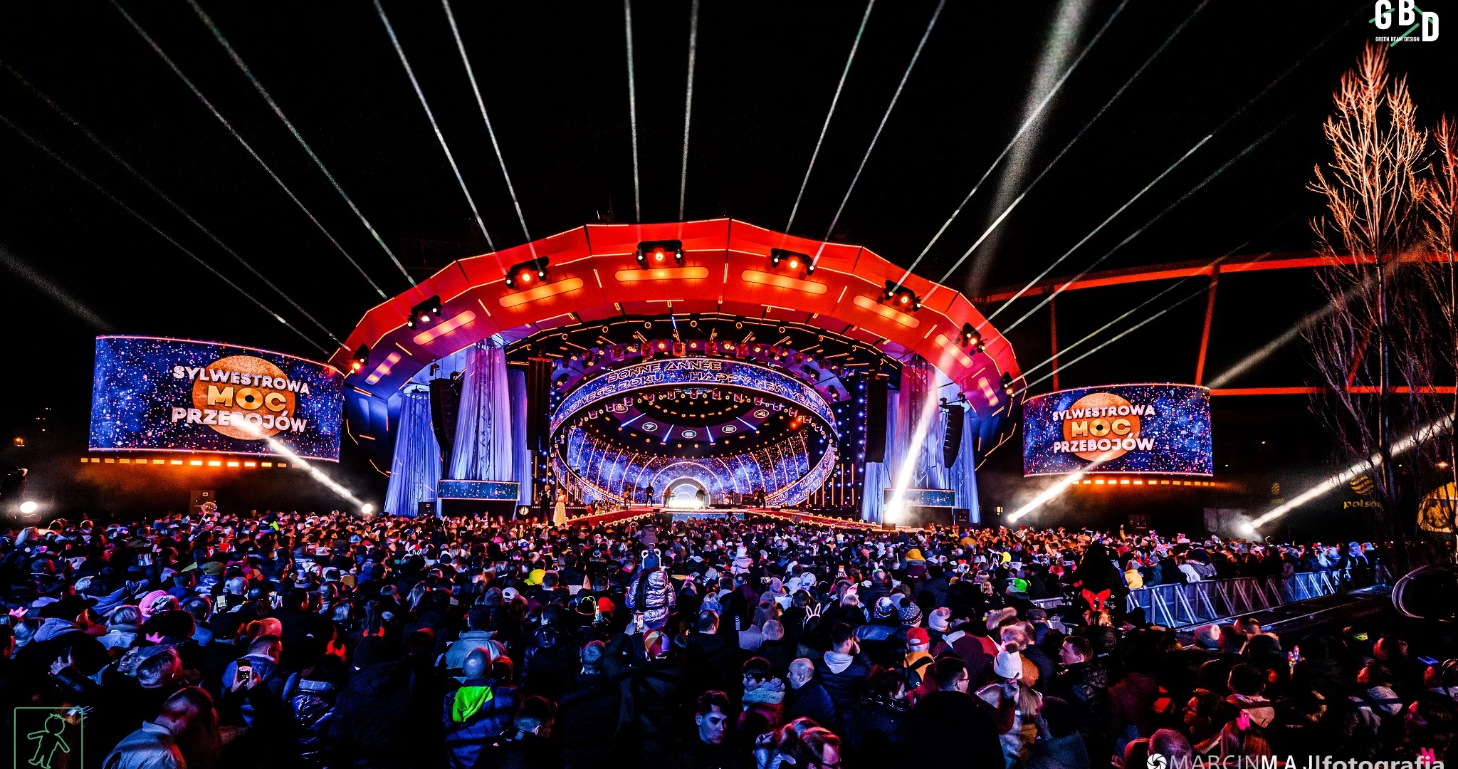 Green Beam Design - Polsat Sylwester 2022